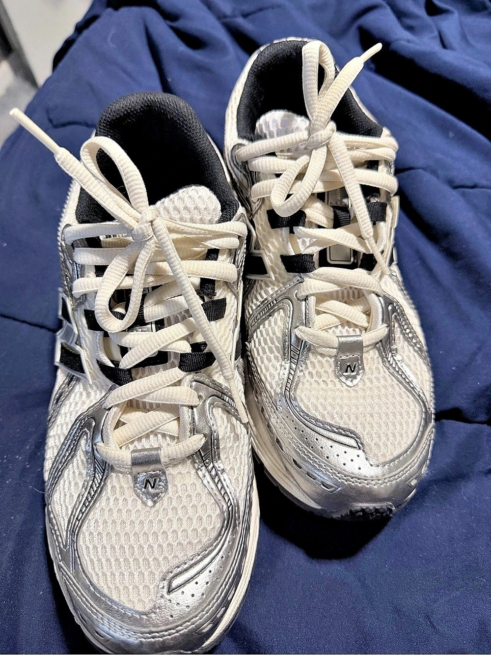 New Balance 1906R White Silver Metallic Sneakers